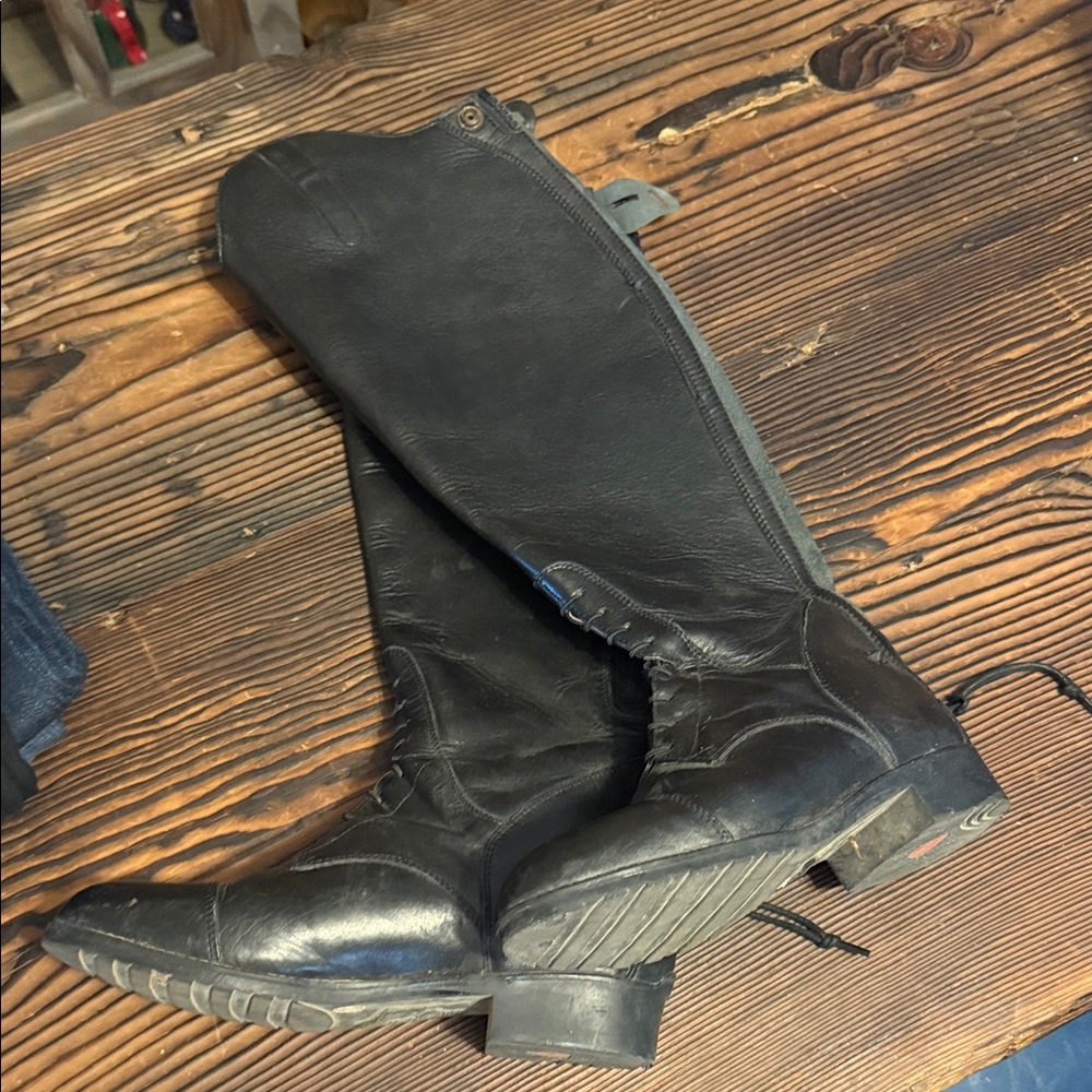 Black Heeled Boots for Women